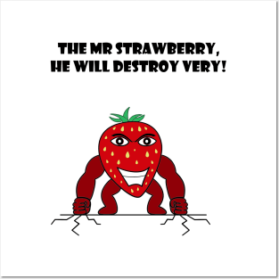 A Destructive Strawberry! Posters and Art